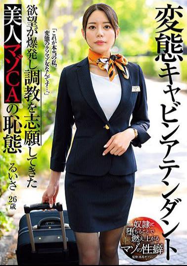 English Sub USBA-072 Pervert Cabin Attendant: The Beautiful Masochist Cabin Attendant's Shameful Behavior Explodes With Desire And Volunteers For Training Ruisa Miyazuki